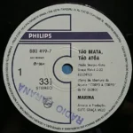 Marina - Tão Beata, Tão A Toa Encarte